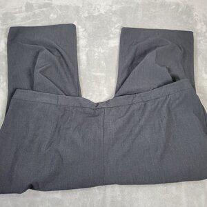 Catherines Womens Pants 4X Plus Refined Capri Pull On Gray Office CAP12E